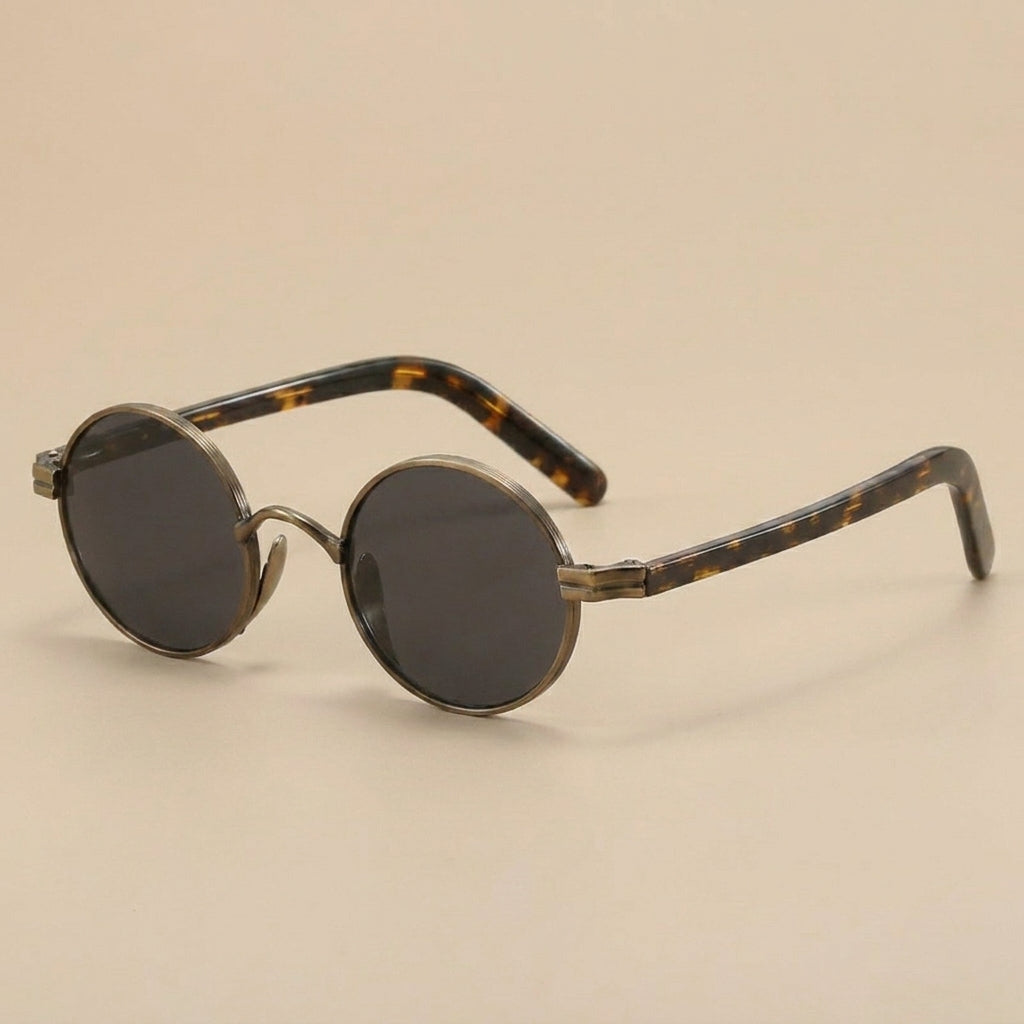Camille Vintage Round Sunglasses