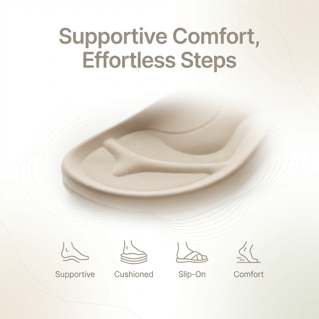 Orthopedic Multi-Strap Sandals with Contoured Footbed