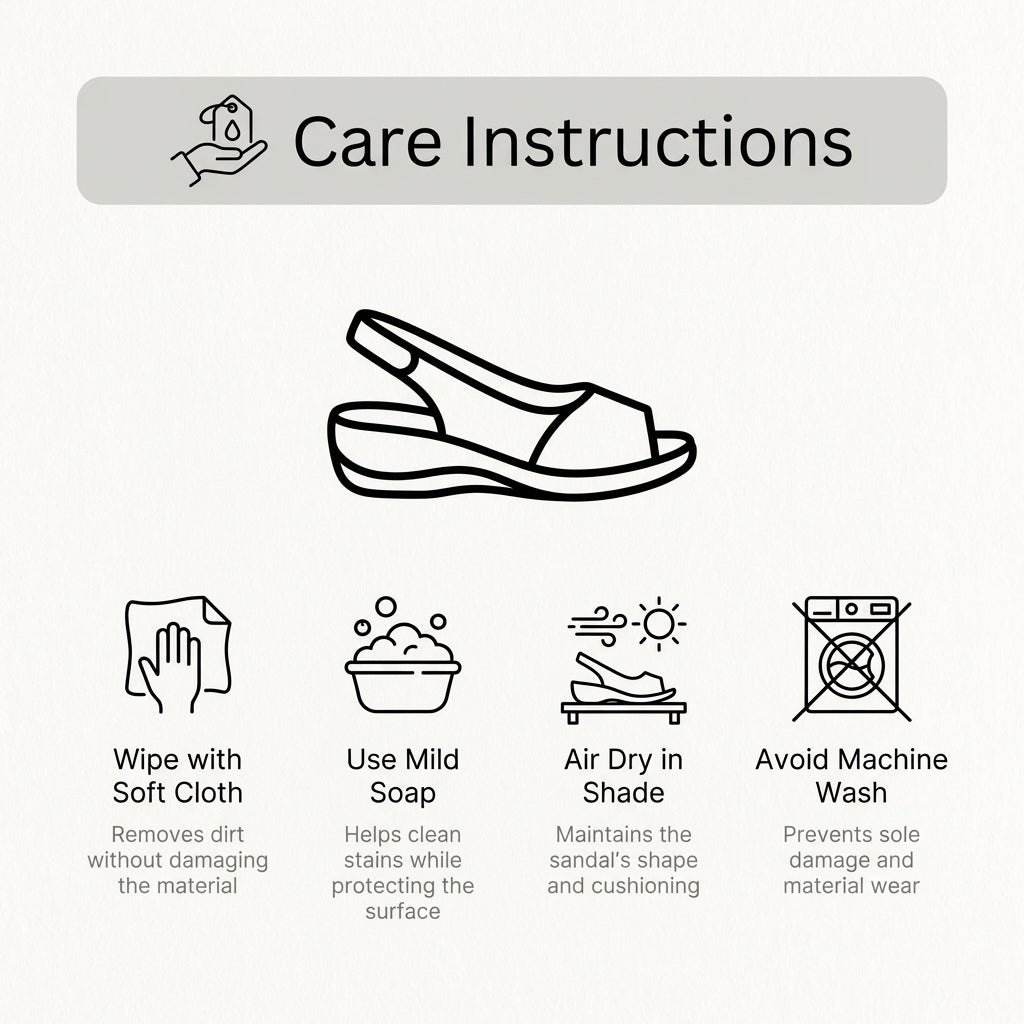 Orthopedic Sandals with Adjustable Straps and Cut-Out Design