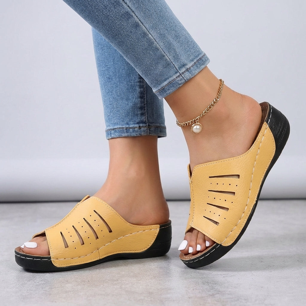 Comfort Wedge Orthopedic Slide Sandals