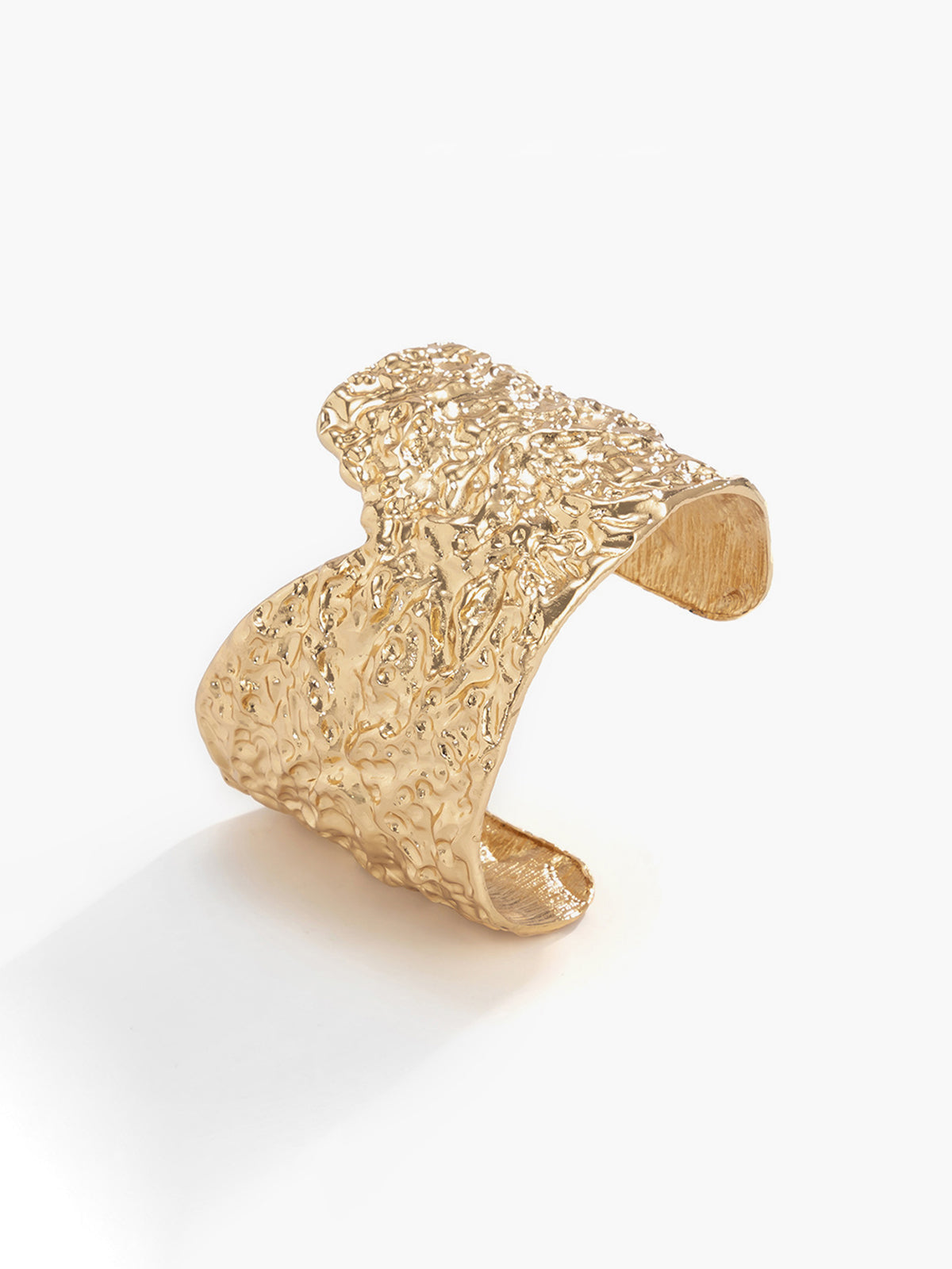 Textured Adjustable Cuff Bracelet Fashion Jewelry