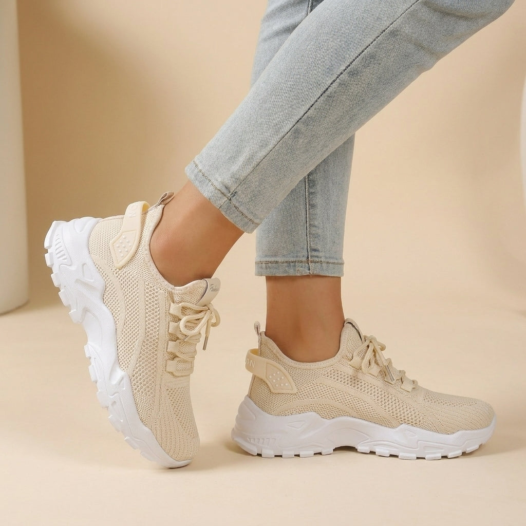 Breathable Mesh Sneakers with Lightweight Chunky Sole