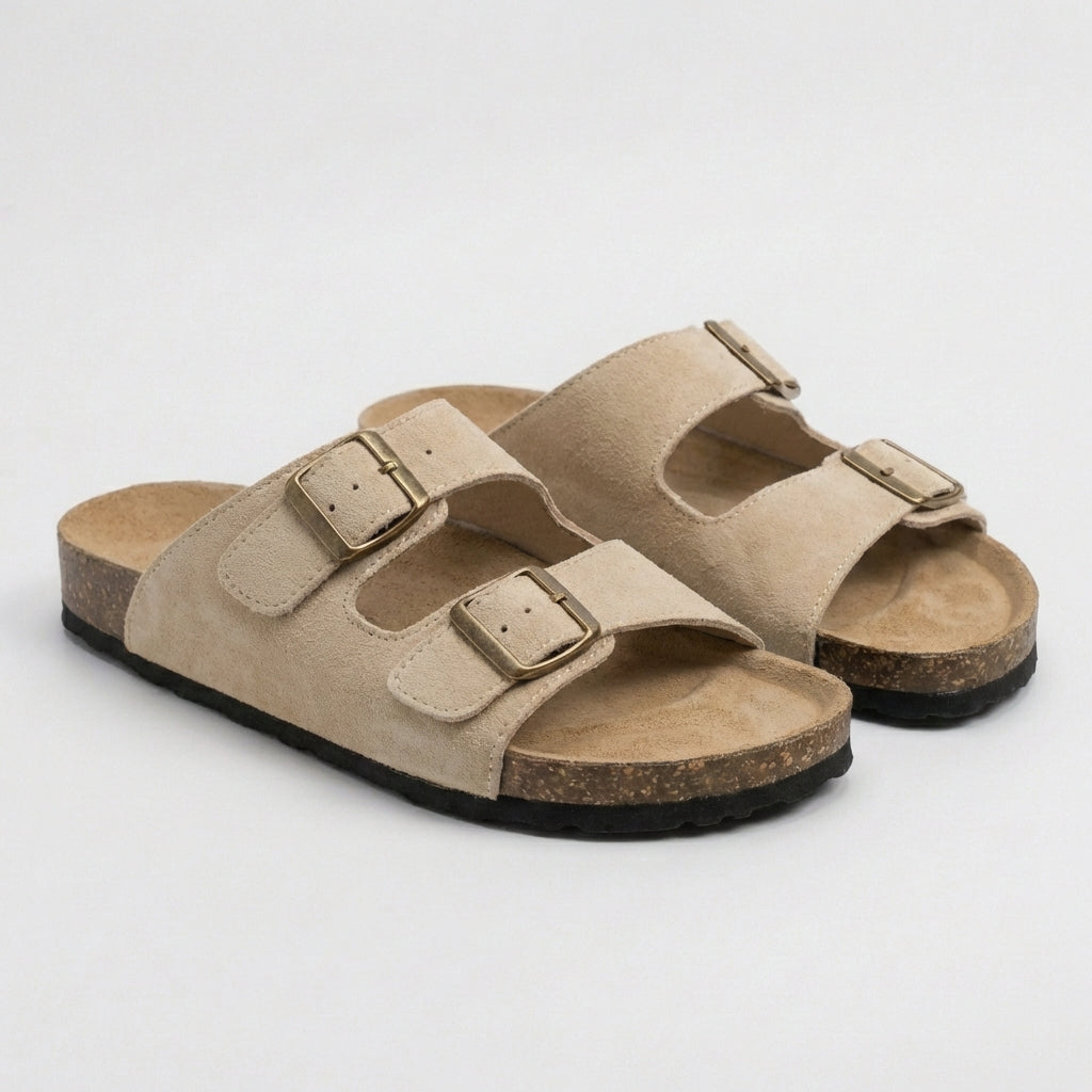 Relaxed Two-Strap Comfort Sandals for Everyday Summer Wear