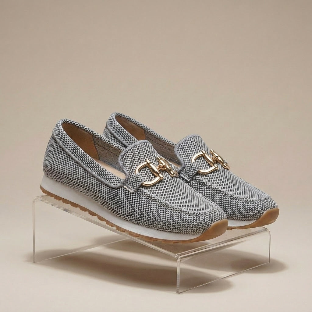 Harper Gold Accent Everyday Slip-On Loafers