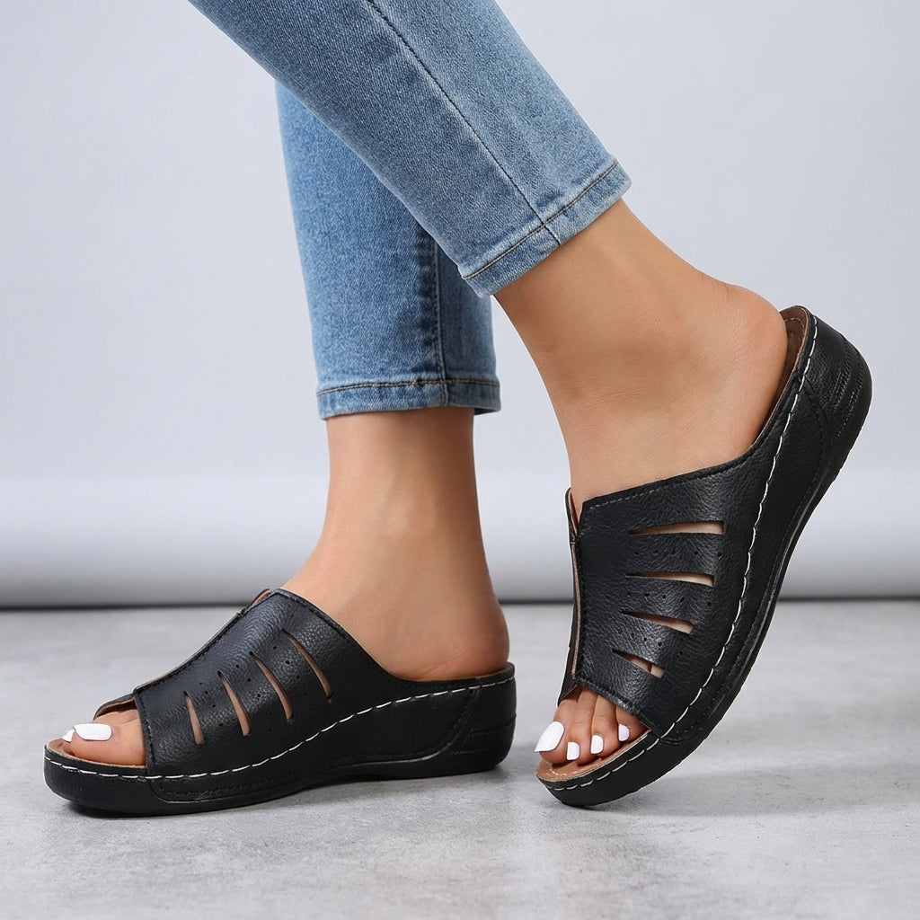 Comfort Wedge Orthopedic Slide Sandals