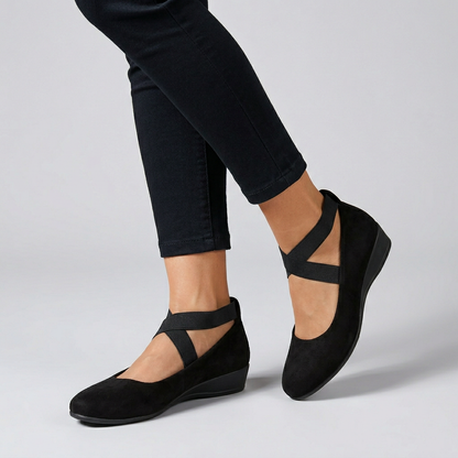 Orthopedic Wedge Flats with Cross-Strap Support