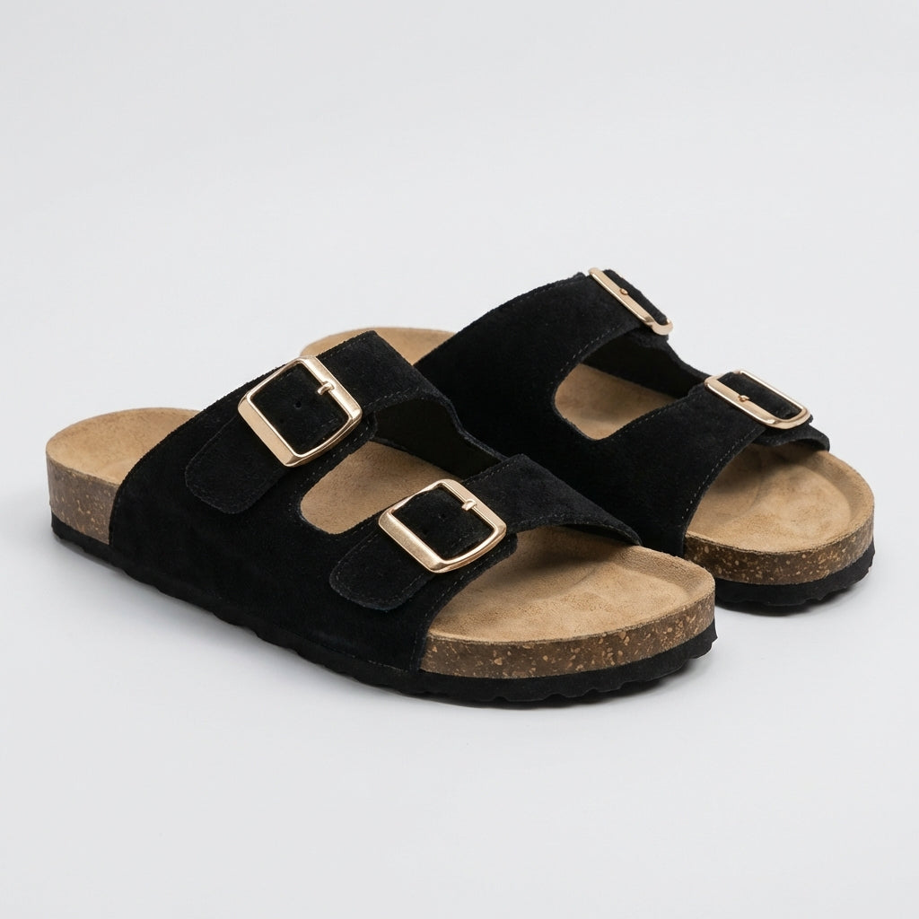 Relaxed Two-Strap Comfort Sandals for Everyday Summer Wear