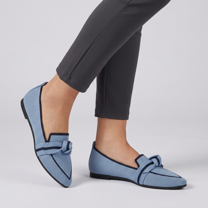 Pointed-Toe Loafers with Horsebit Detail