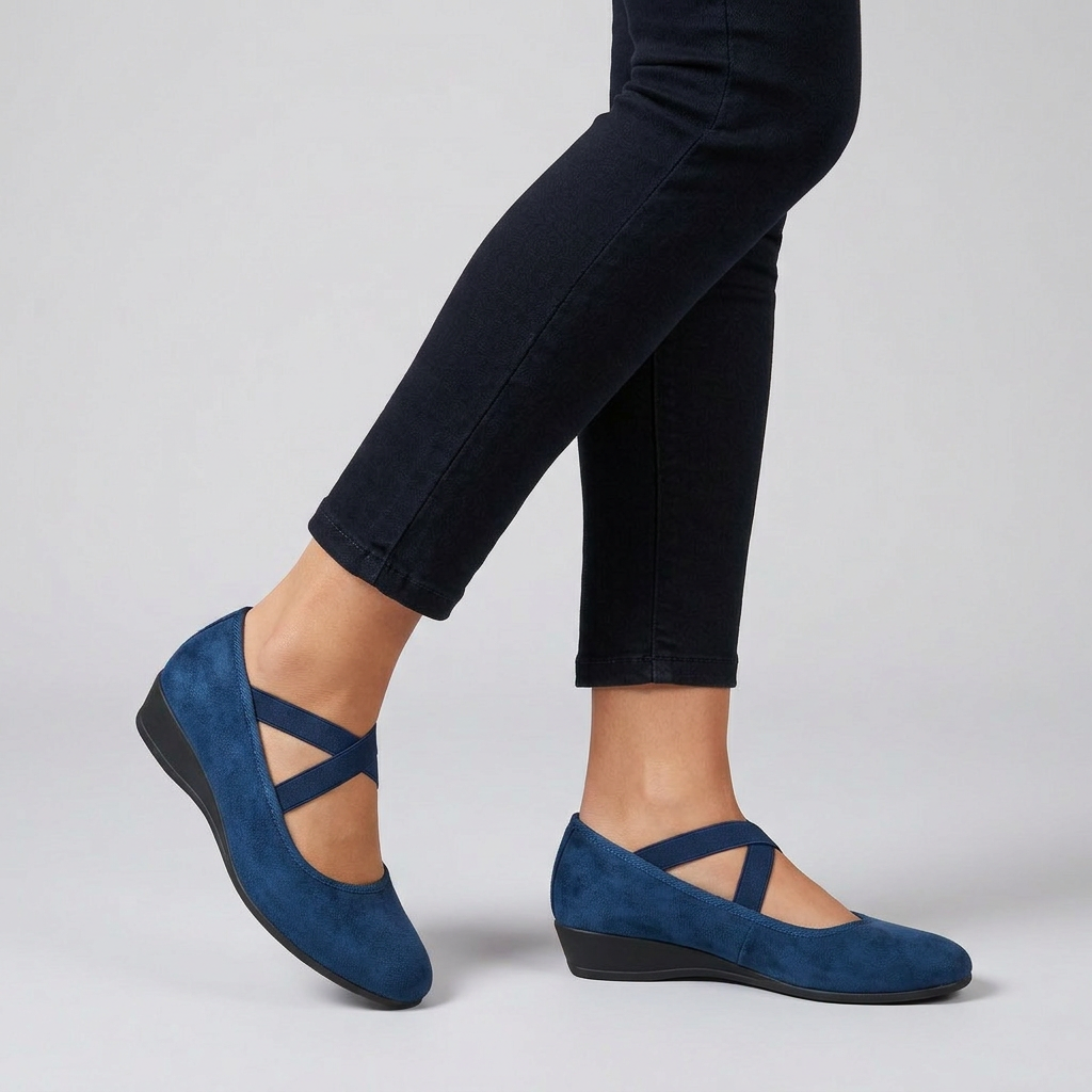 Orthopedic Wedge Flats with Cross-Strap Support