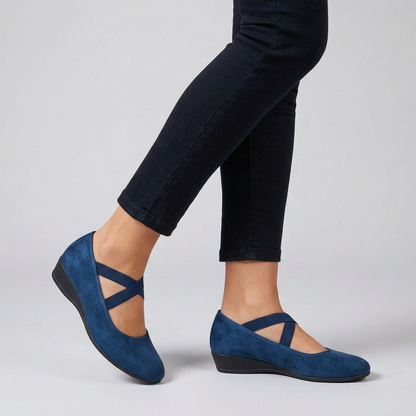 Orthopedic Wedge Flats with Cross-Strap Support