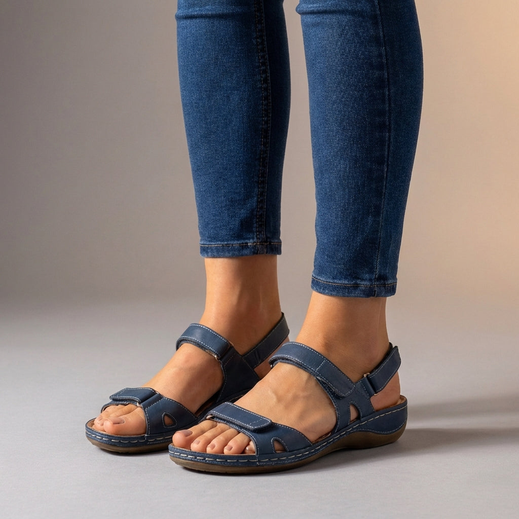Luxury Comfort Sandals with Adjustable Straps and Cushioned Sole for Everyday Elegance