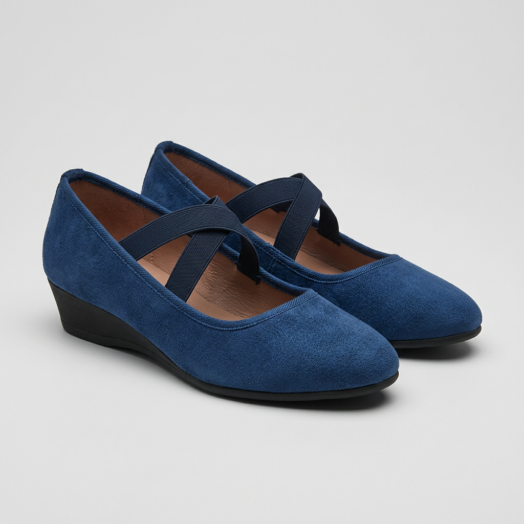 Orthopedic Wedge Flats with Cross-Strap Support