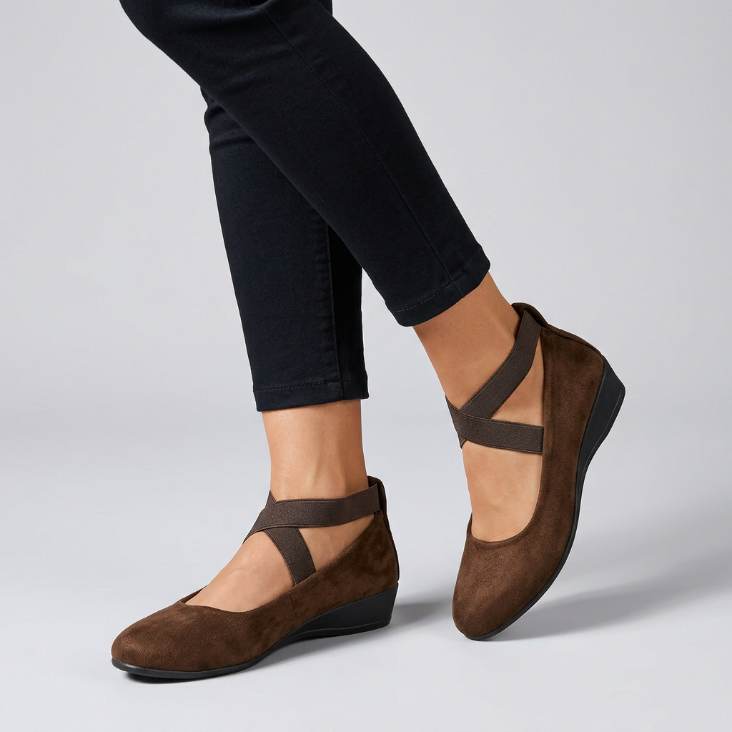 Orthopedic Wedge Flats with Cross-Strap Support