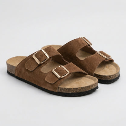 Relaxed Two-Strap Comfort Sandals for Everyday Summer Wear