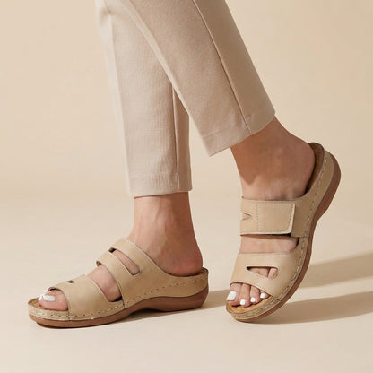 Comfort Orthopedic Cutout Slide Sandals