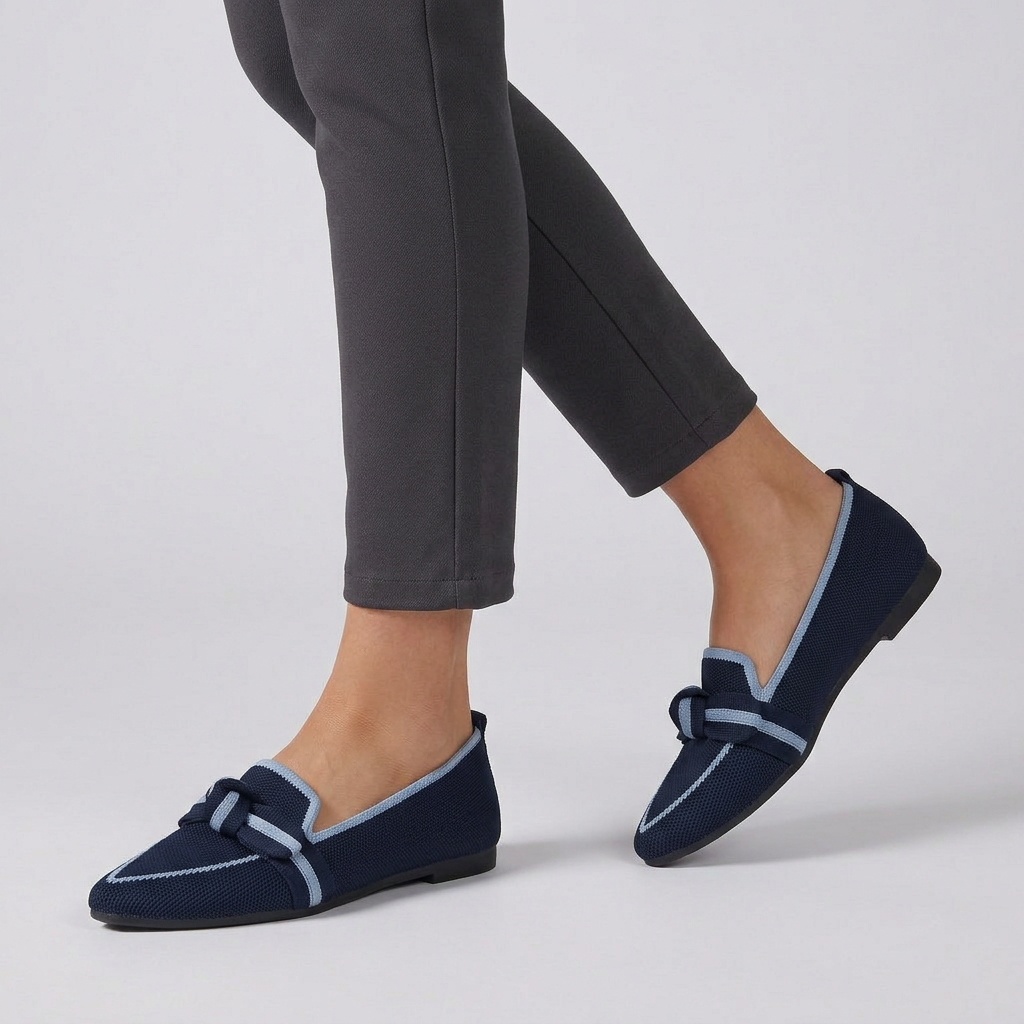 Pointed-Toe Loafers with Horsebit Detail