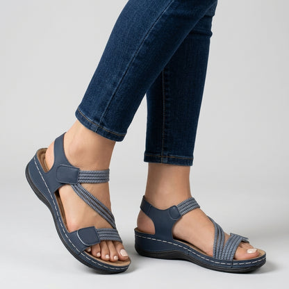 Seabreeze Orthopedic Cross-Strap Walking Sandals