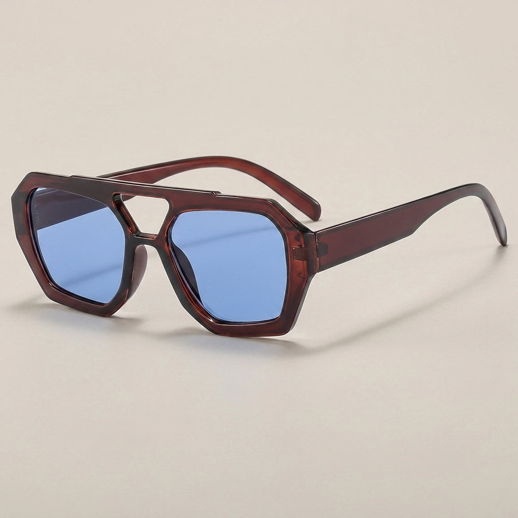 Savannah Geometric Statement Sunglasses