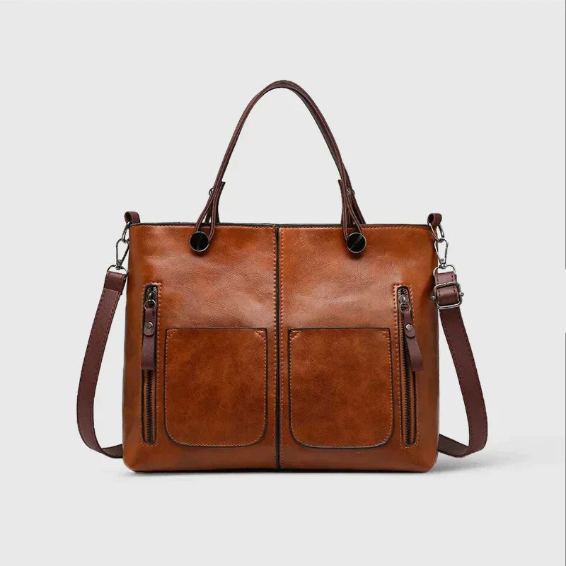 Vintage-Inspired Multifunctional Tote Shoulder Bag