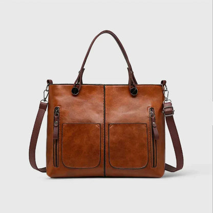 Vintage-Inspired Multifunctional Tote Shoulder Bag