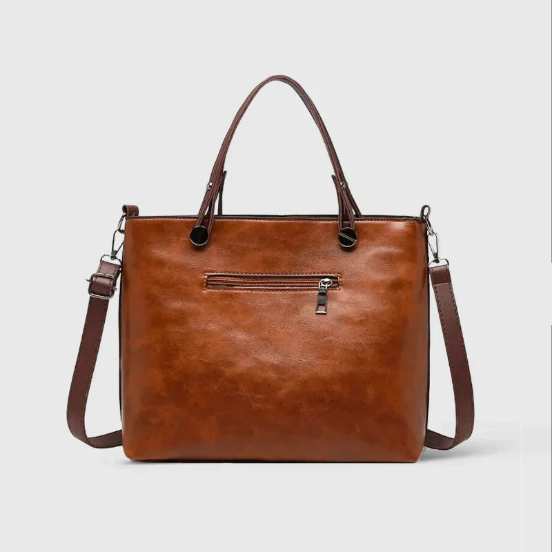 Vintage-Inspired Multifunctional Tote Shoulder Bag