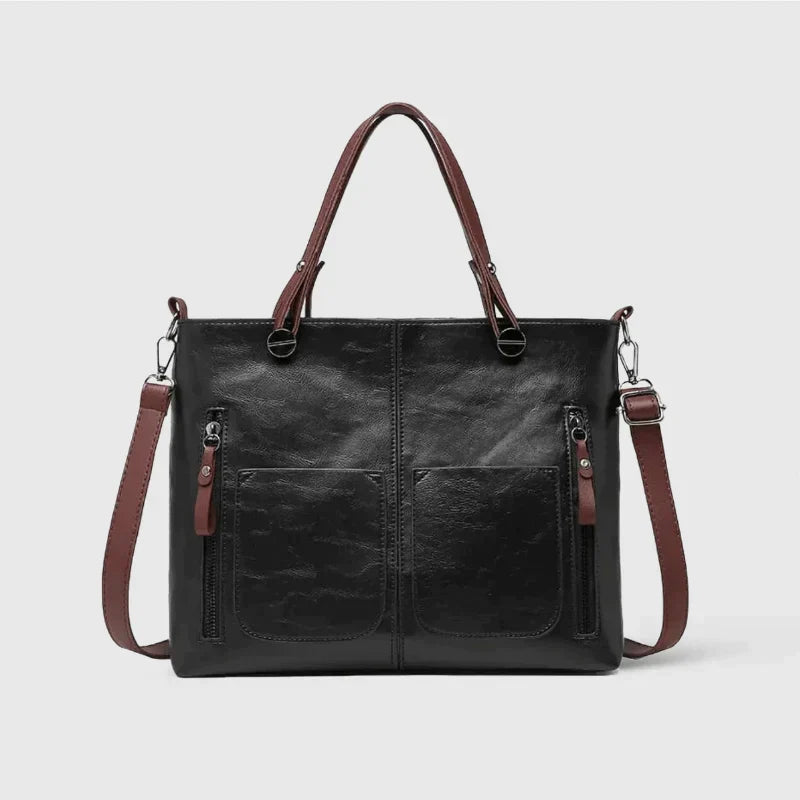 Vintage-Inspired Multifunctional Tote Shoulder Bag