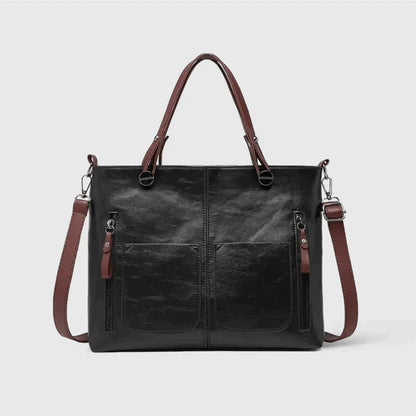 Vintage-Inspired Multifunctional Tote Shoulder Bag