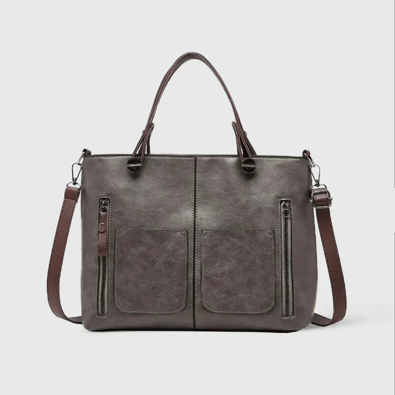 Vintage-Inspired Multifunctional Tote Shoulder Bag