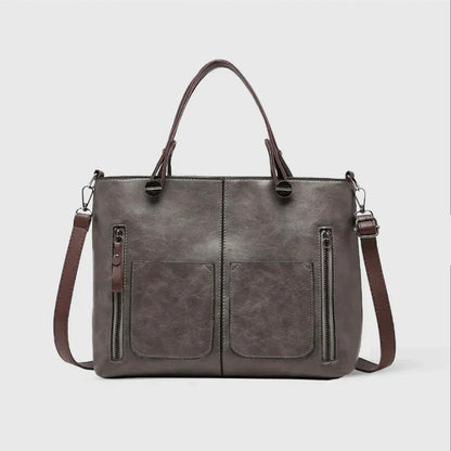 Vintage-Inspired Multifunctional Tote Shoulder Bag