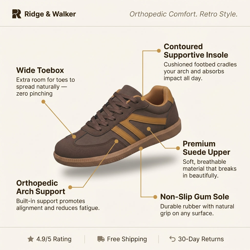 Lace-Up Sneakers with Contrasting Stripes and Textured Sole