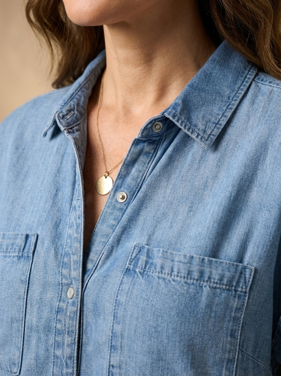 Riviera Retreat Shirt Dress