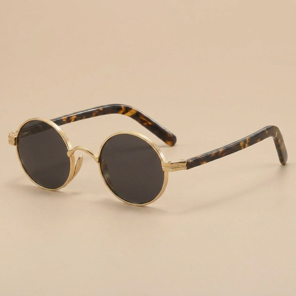 Camille Vintage Round Sunglasses