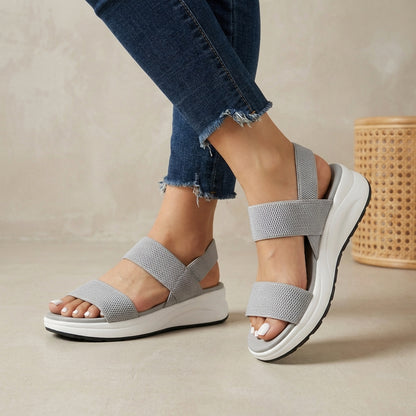 Elastic Strap Comfort Orthopedic Platform Sandals