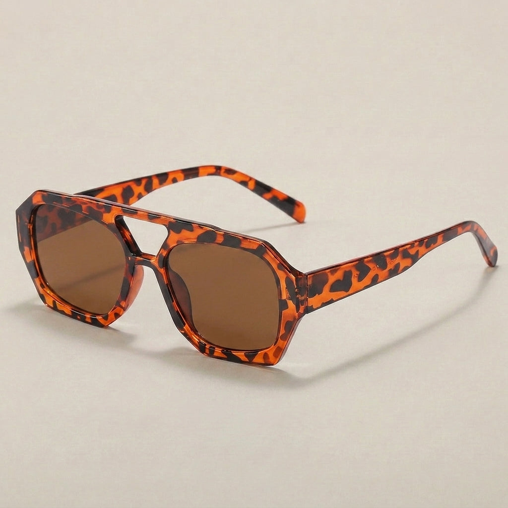 Savannah Geometric Statement Sunglasses