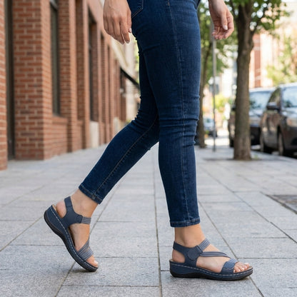 Seabreeze Orthopedic Cross-Strap Walking Sandals