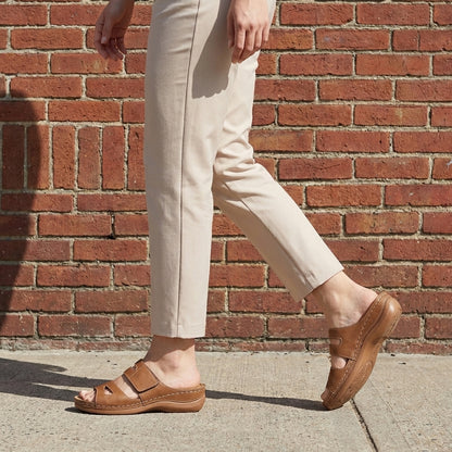 Comfort Orthopedic Cutout Slide Sandals