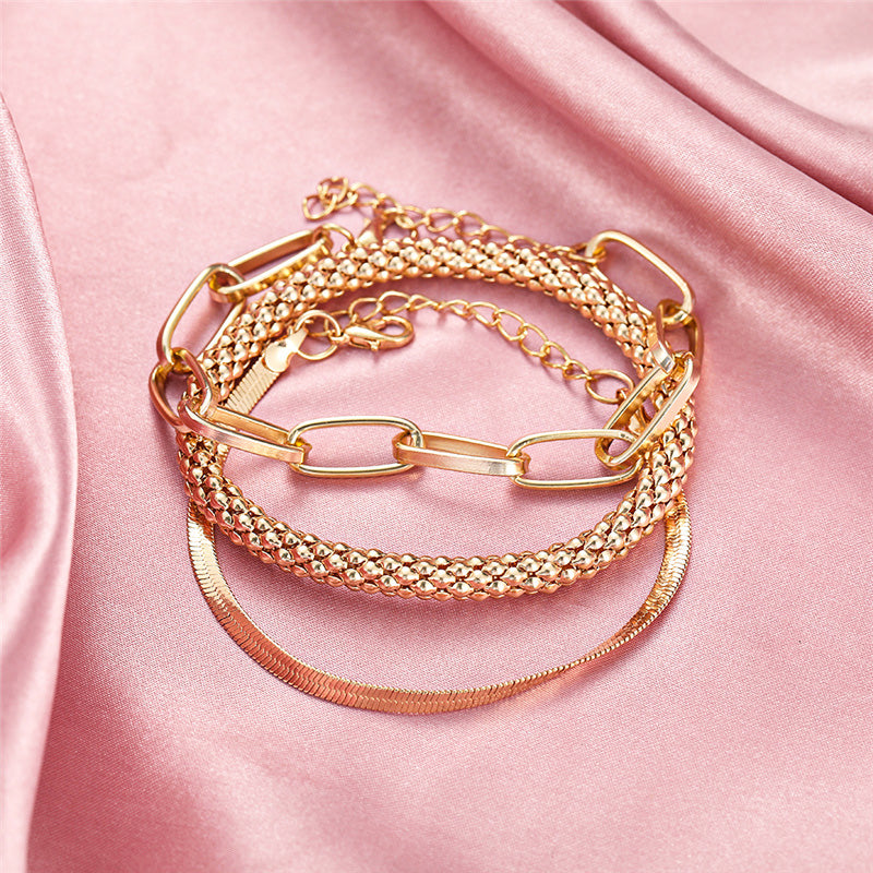 Thick Link Chain Elegant Bracelet