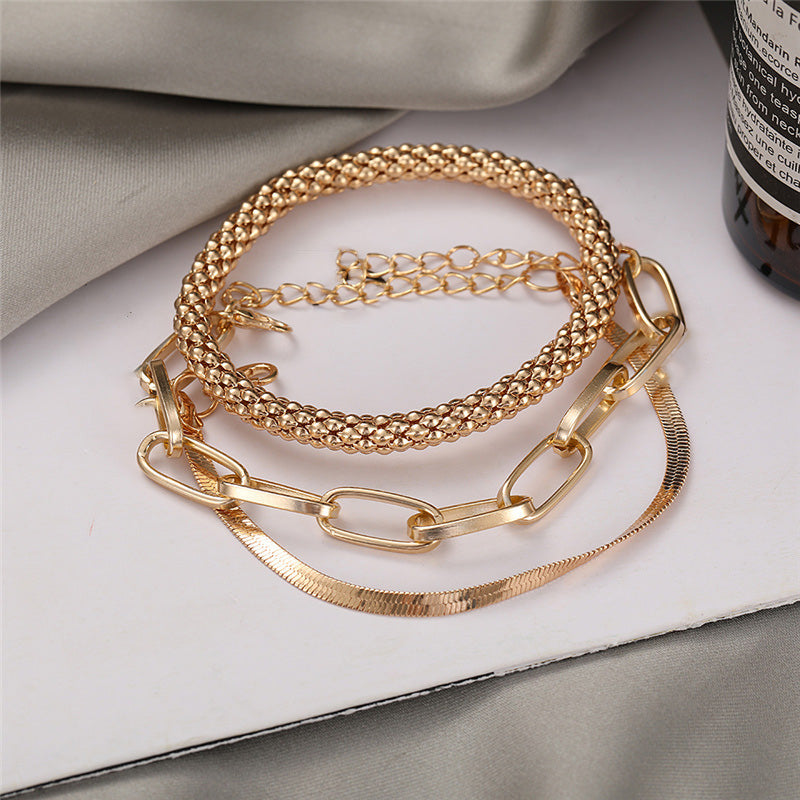 Thick Link Chain Elegant Bracelet