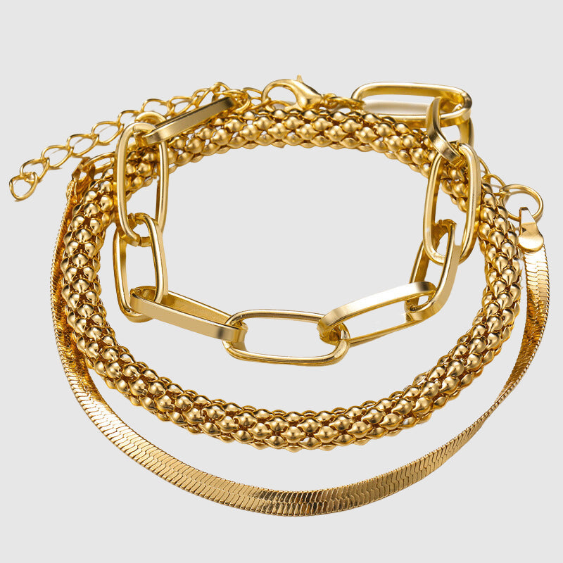 Women's Chain Bracelet - Thick Link Design - Elegant & Modern - Versatile Fashion Accessory