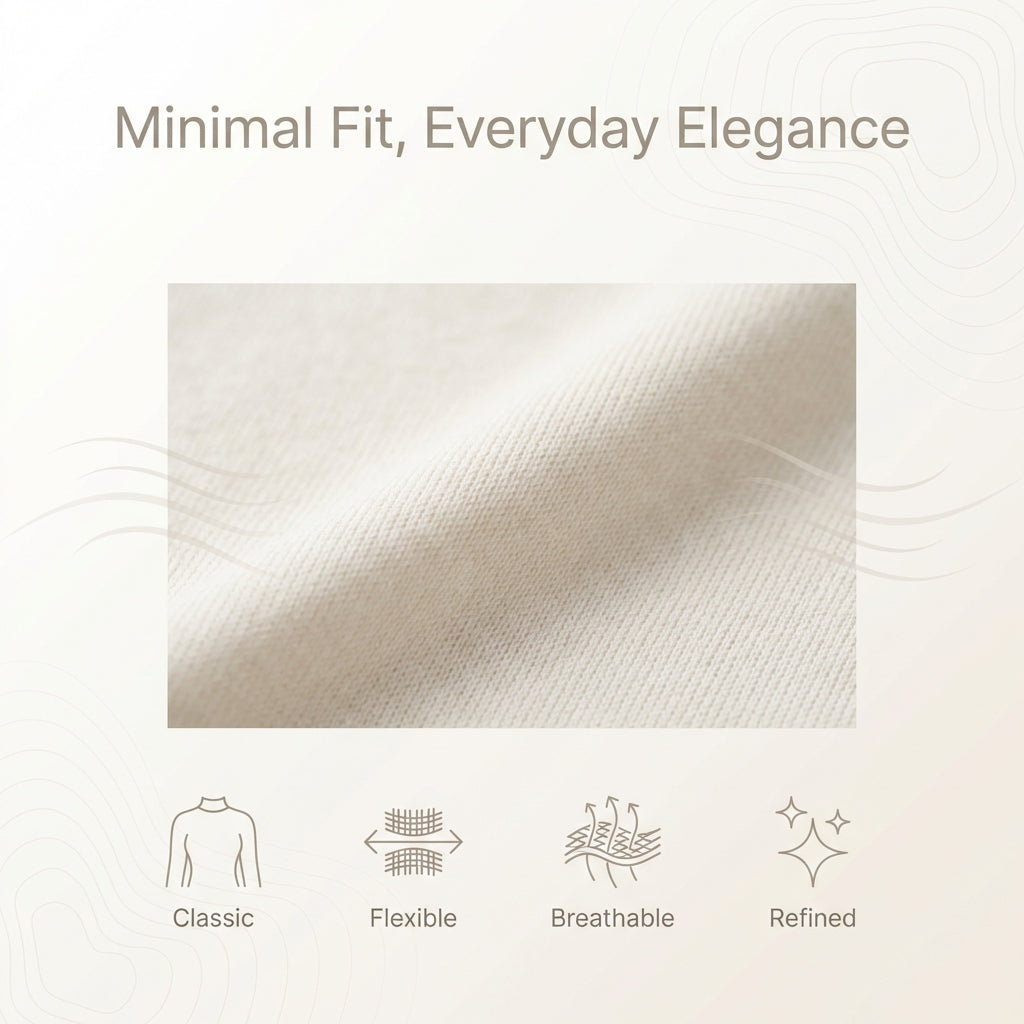 Essential Short-Sleeve Mock Neck Knit Top