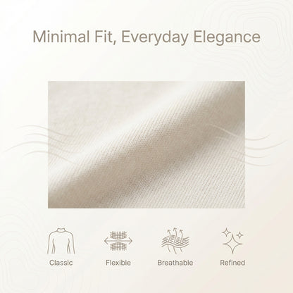 Essential Short-Sleeve Mock Neck Knit Top