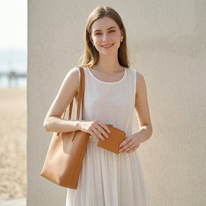 Sleeveless Maxi Tank Dress with Drawstring Waist and Crinkled Texture