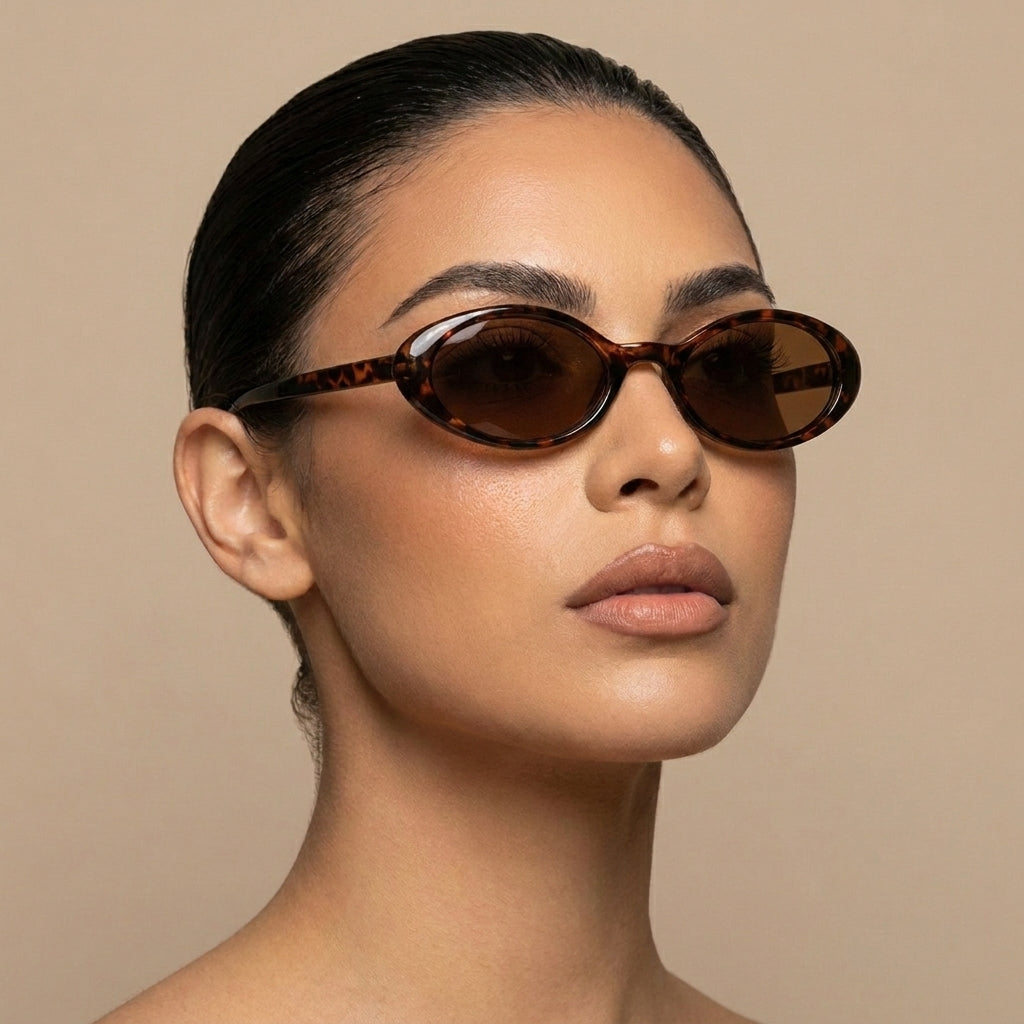 Monroe Oval Retro Sunglasses