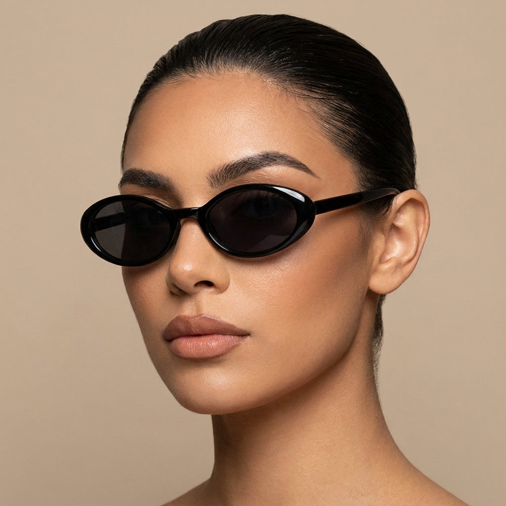 Monroe Oval Retro Sunglasses