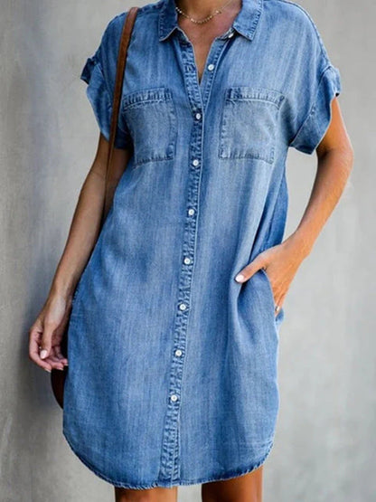 Riviera Retreat Shirt Dress