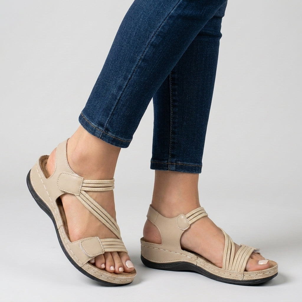 Seabreeze Orthopedic Cross-Strap Walking Sandals