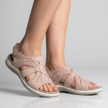 Orthopedic Sandals with Adjustable Straps and Cut-Out Design