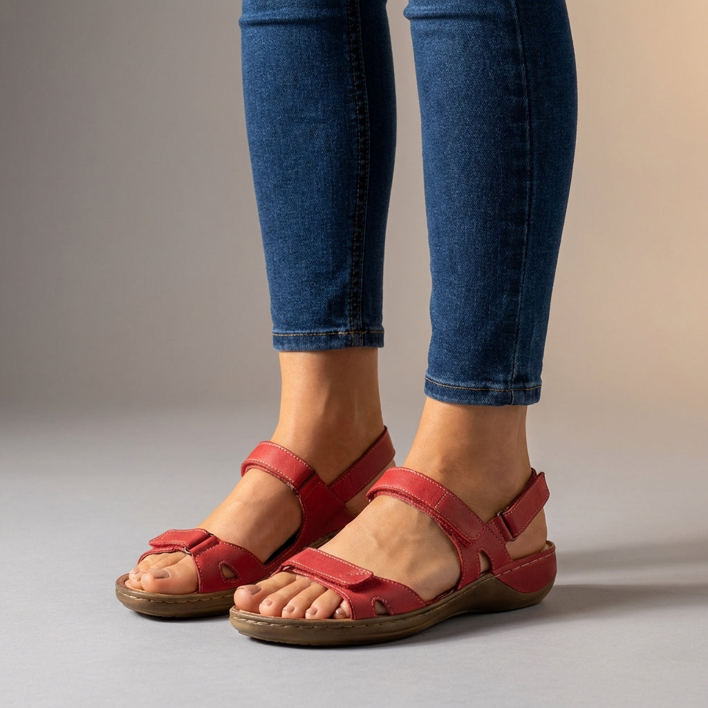 Luxury Comfort Sandals with Adjustable Straps and Cushioned Sole for Everyday Elegance