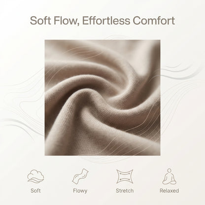 Relaxed Knit Maxi Jumpsuit with Smocked Square Neck and Wide Legs