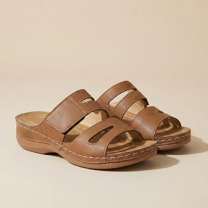 Comfort Orthopedic Cutout Slide Sandals